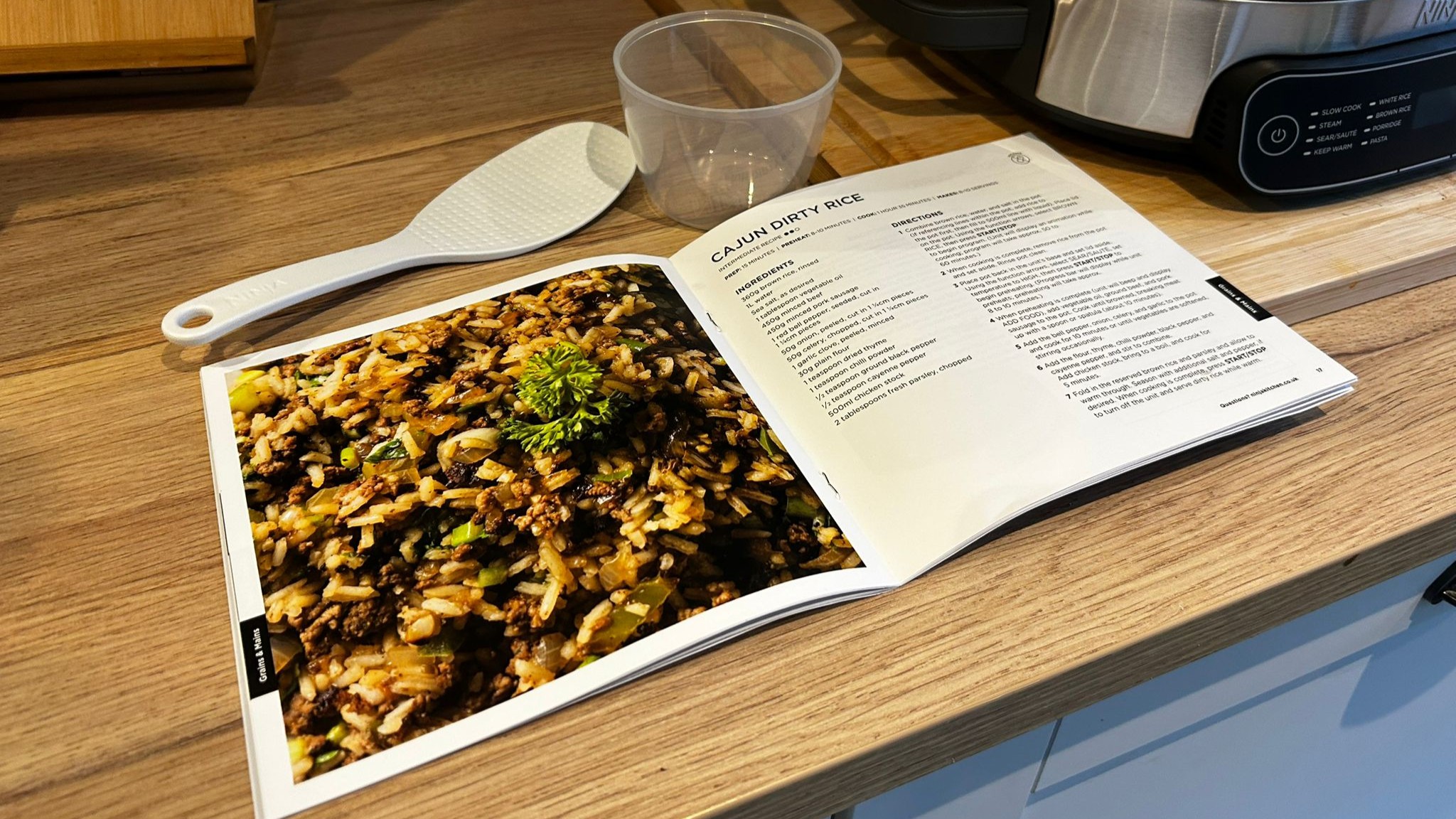 Recipe book supplied with Ninja Foodi PossibleCooker