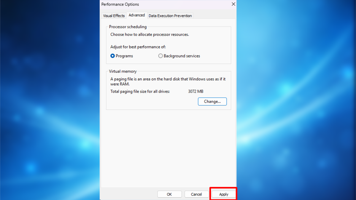 Windows 11 settings
