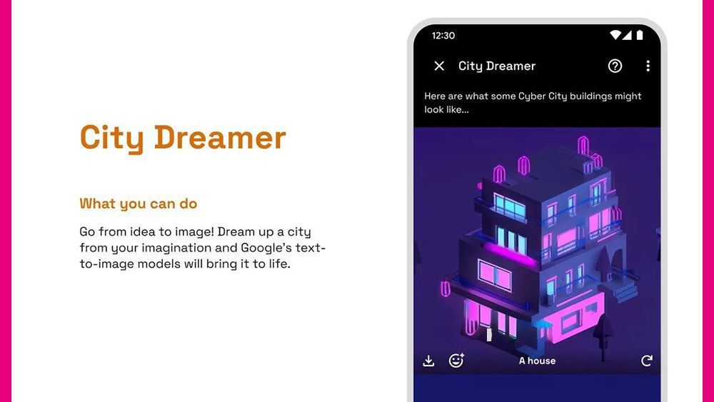A screengrab showing a Google Imagen AI tool