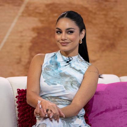 Vanessa Hudgens on set of the Today Show