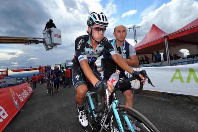Rigoberto Uran (Omega Pharma-Quick Step) didn't have the best day