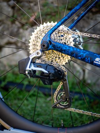 SRAM's 10-36 tooth cassette is Vingegaard's choice