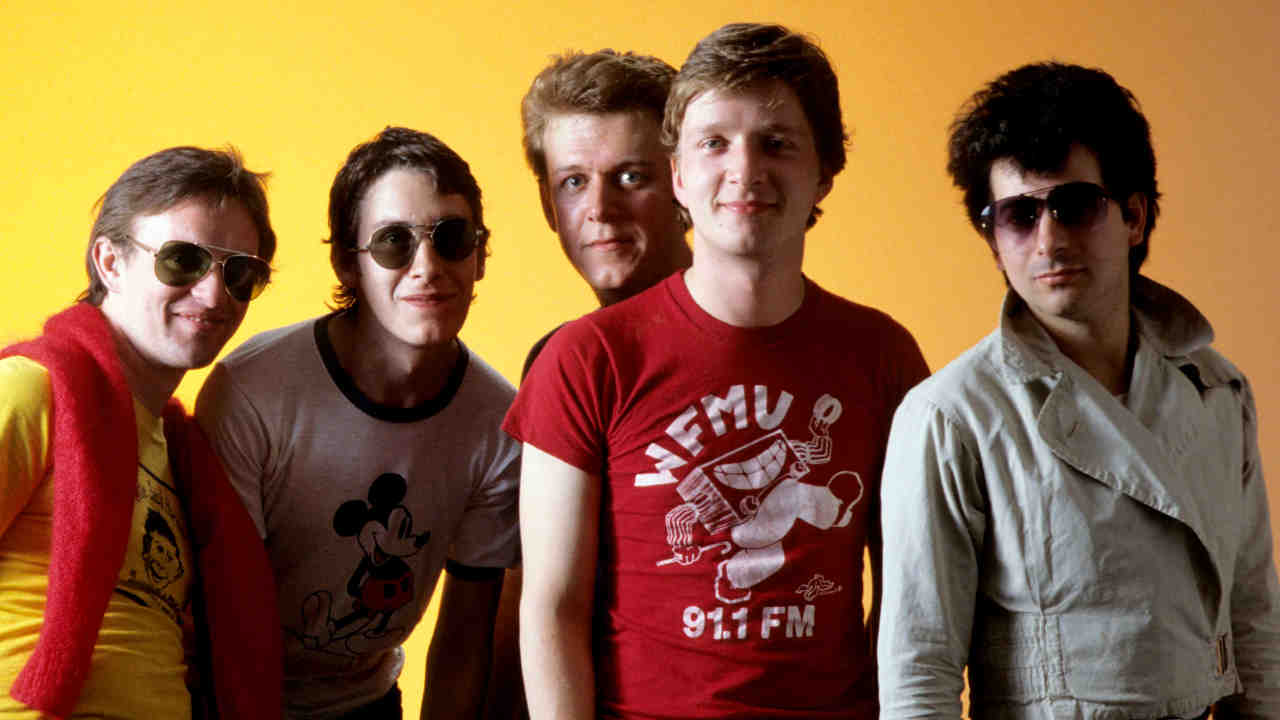 Squeeze posing for a photograph in the late 1970s