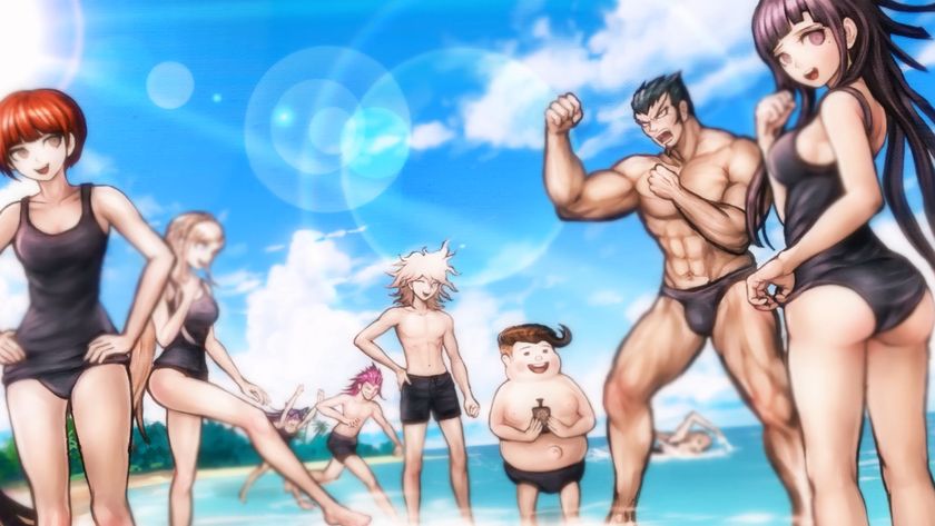 A group of high school students with wildly unrealistic bodies hang out in swimsuits