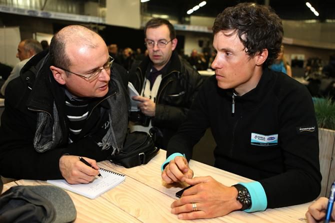 Sylvain Chavanel was a popular interviewee