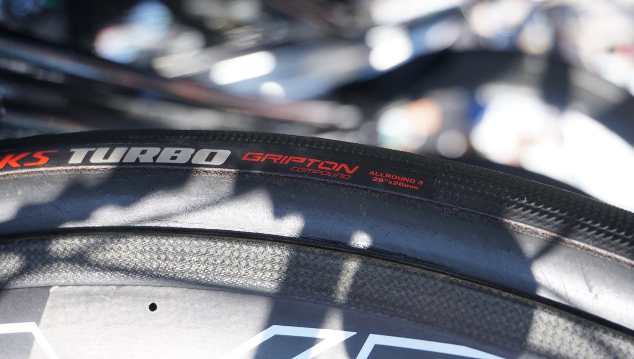 Peter Sagan won stage 3 on Specialized S-Works Turbo Allround 3 26mm tubulars