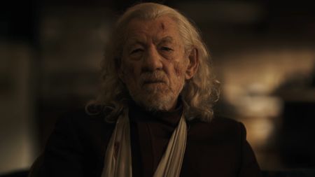 Magneto listening to Sue in Avengers: Doomsday
