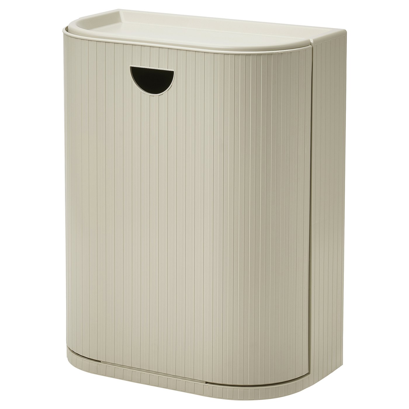 G&amp;Aring;rdsbutik Bin With Lid - Grey-Beige 21 L
