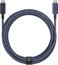 Standard cable lengths are fine, but sometimes you need something a bit longer. Native Union's Type-C Belt Cable Pro is 8ft-long and comes braided with durable nylon. The best part is it supports PD charging and comes in different colors.