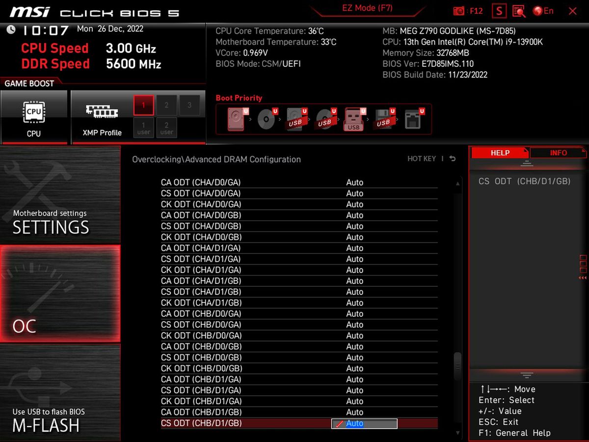 MSI MEG z790 Godlike