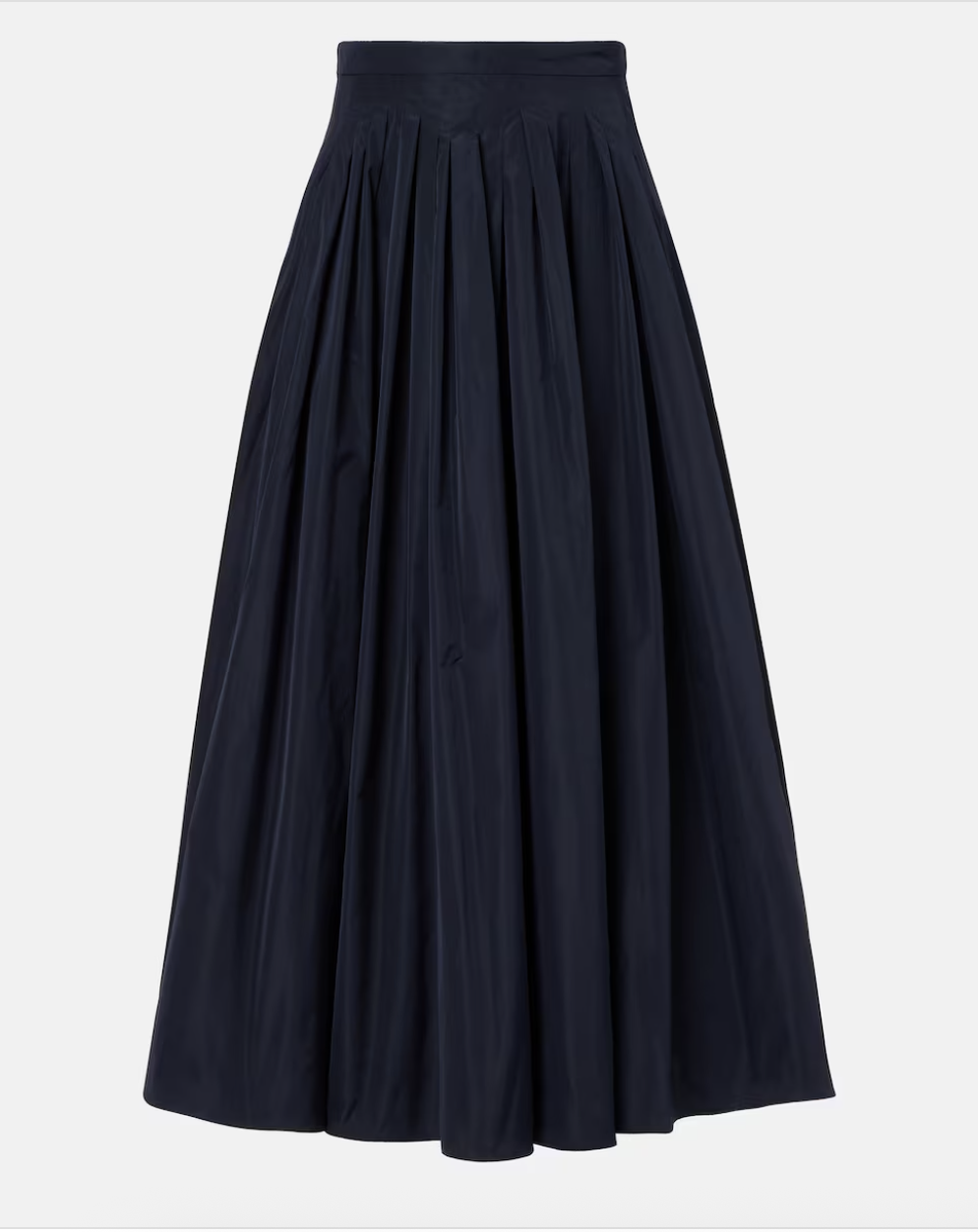 'S Max Mara, Jokey pleated taffeta midi skirt
