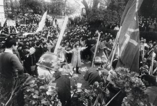 A large crowd in Japan