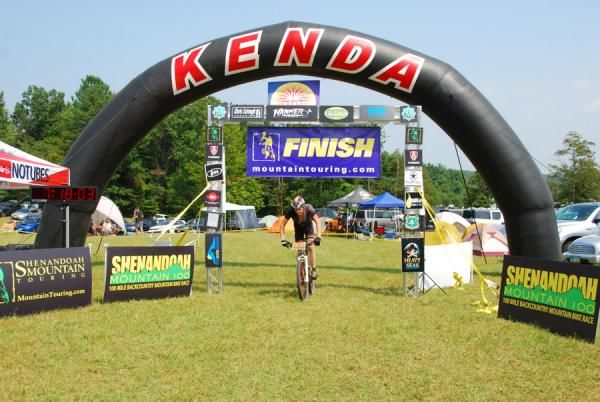 Sam Koerber rolls over the line.