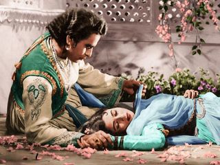 A still from the movie Mughal-e-Azam
