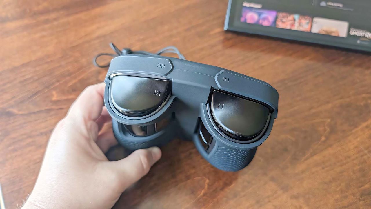 JSAUX Handle Strap Kit for Legion Go controller top.