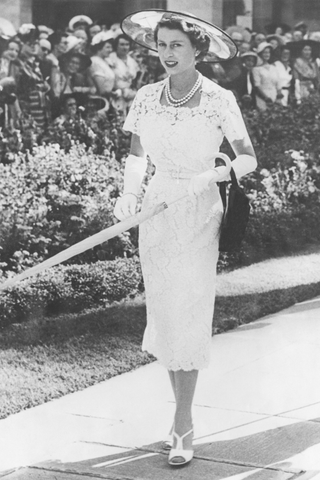 Queen Elizabeth II, February 1954.