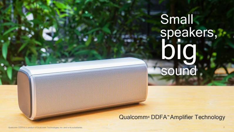 New Qualcomm amplifier tech prioritises sound quality in small, budget speakers