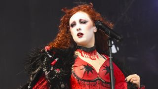 BOSTON, MASSACHUSETTS - MAY 26: Chappell Roan performs during the 2024 Boston Calling Music Festival at Harvard Athletic Complex on May 26, 2024 in Boston, Massachusetts.