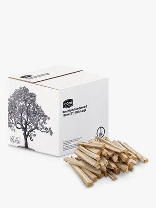 Ooni Premium Hardwood 13cm Oak Wood Kindling, 7kg