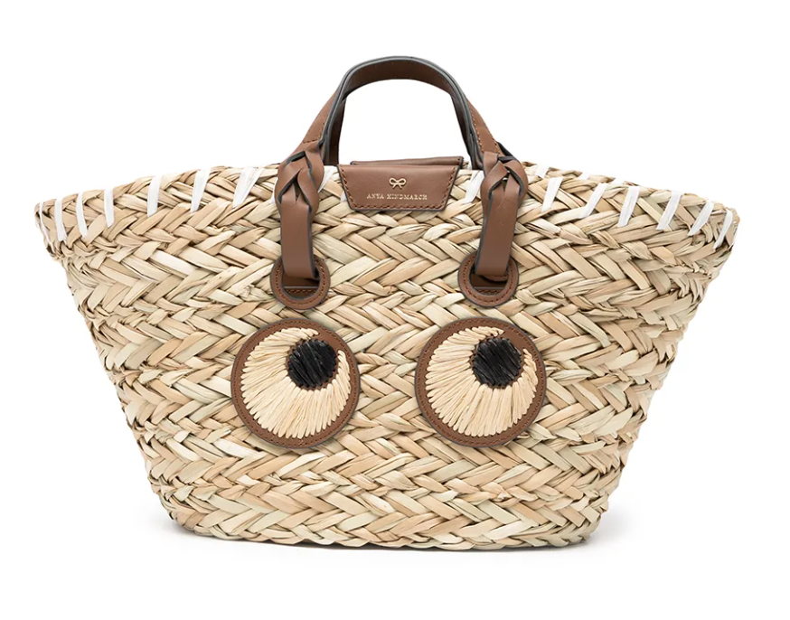 Anya Hindmarch, Eyes Seagrass Straw Bag