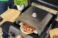 La Hacienda 56294 BBQ Pizza Oven Stainless Outdoor Heating | £142.99