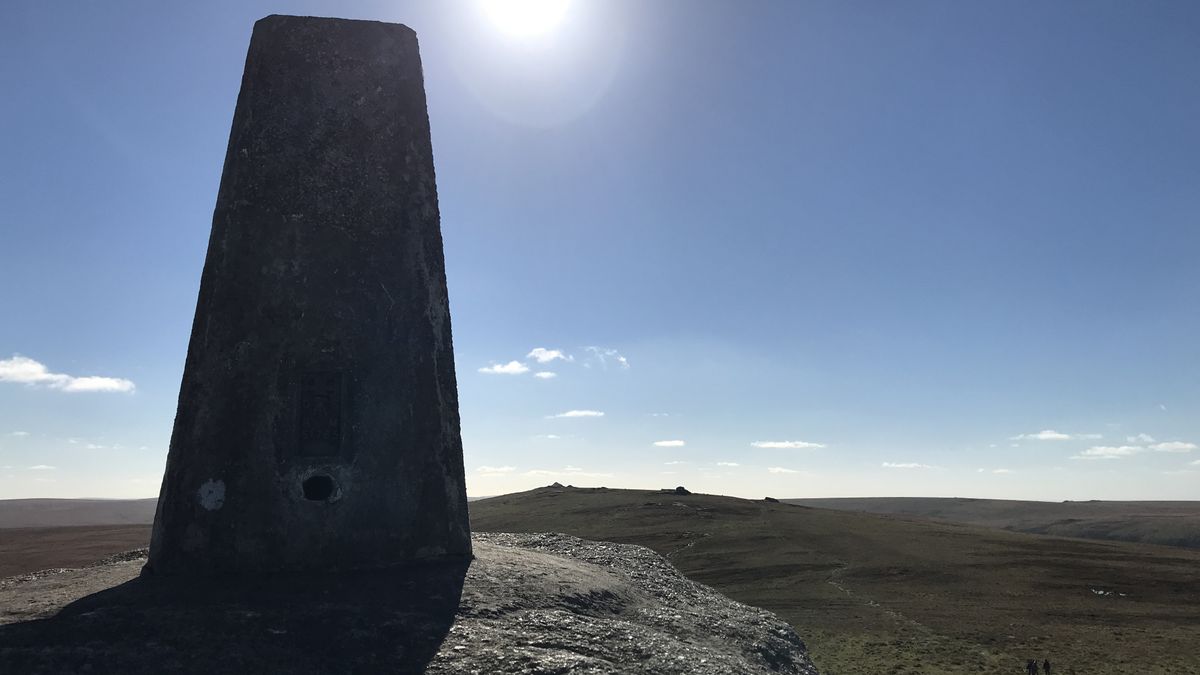 what is trig bagging? Trig on Dartmoor