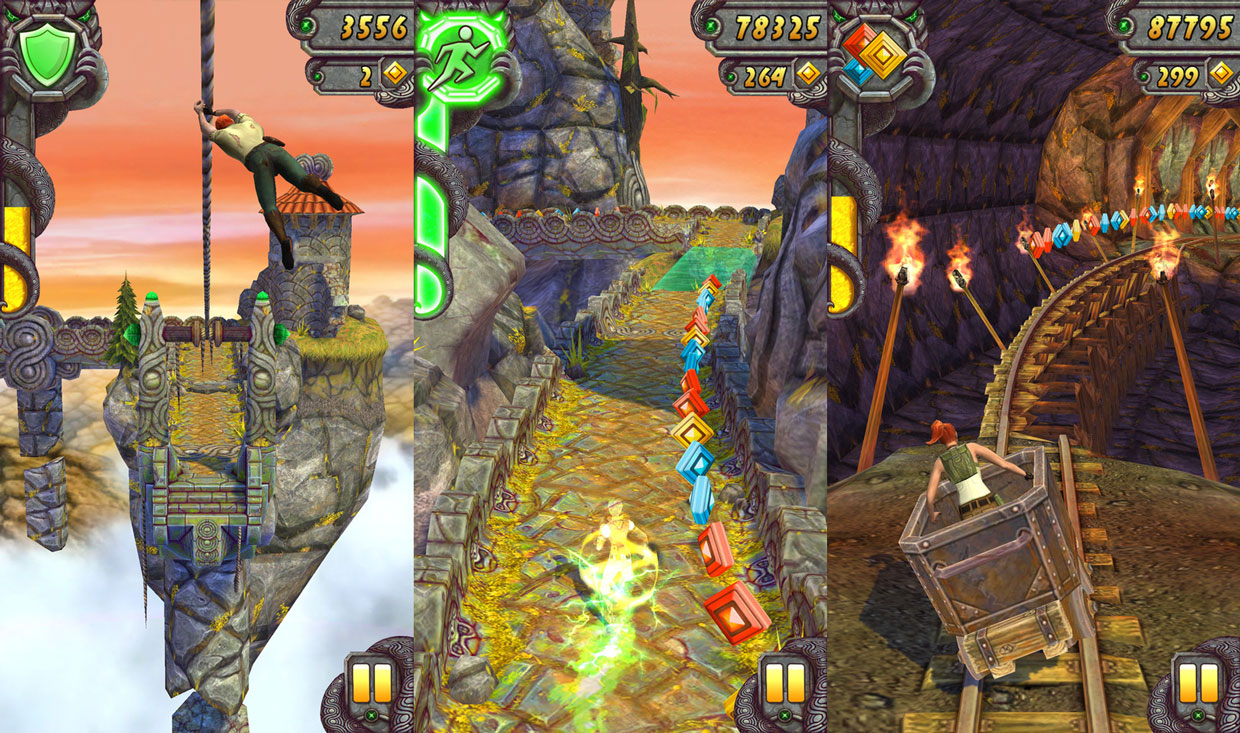 Temple Run 2 vs Subway Surfers Epic Run Full Gameplay HD 