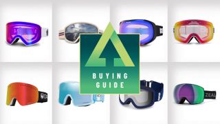Collage of the best ski goggles
