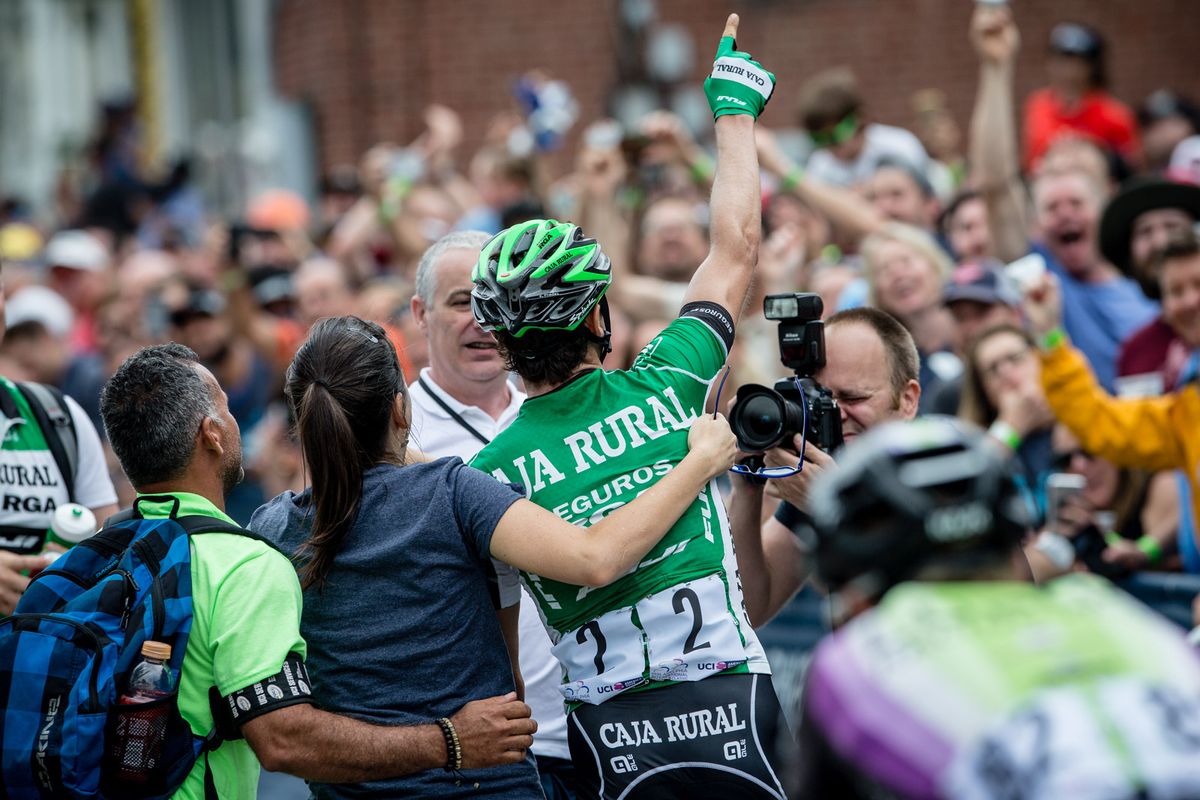 Eduard Prades Reverte (Caja Rural-Seguros RGA) celebrates his win