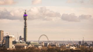 The BT Tower in London, UK