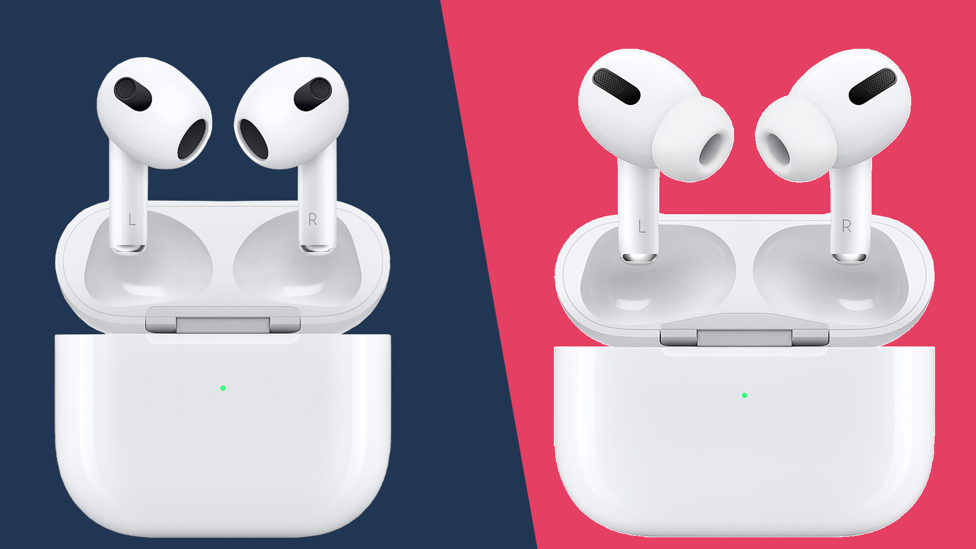 flare kanal bjælke Apple AirPods 3 vs AirPods Pro (2019): which true wireless earbuds are  better? | TechRadar