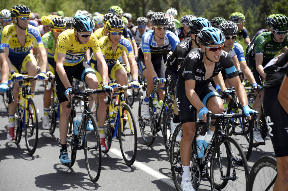 Richie Porte on stage two of the 2014 Criterium du Dauphine