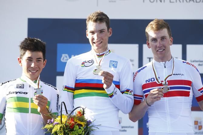 Under-23 Worlds podium