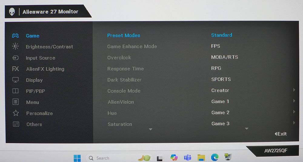 Alienware AW2725QF