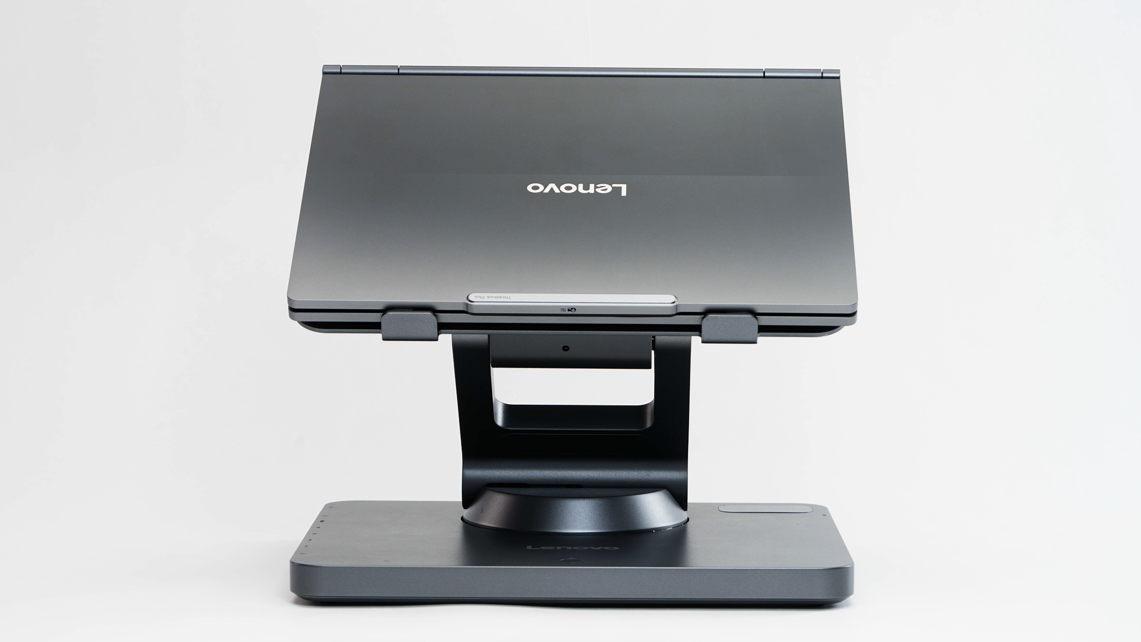 Images and photos of Lenovo's Smart Motion Concept, aka Project Ballet, a motorized and moving laptop stand, featured at IFA 2025 in Berlin, Germany.
