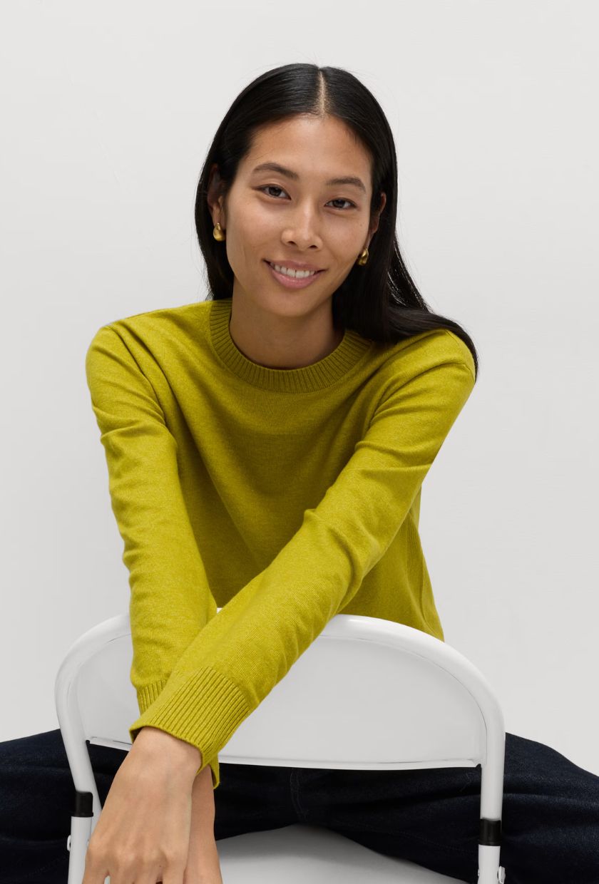 M&amp;amp;S, Air-Yarn Crew Neck Jumper