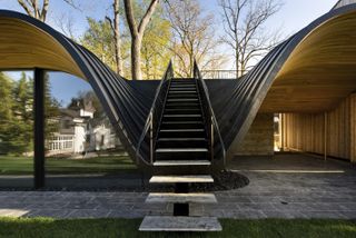 Fold House by Partisans architects, in Southern Ontario