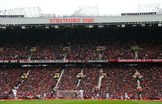 The Stretford End stand at Old Trafford