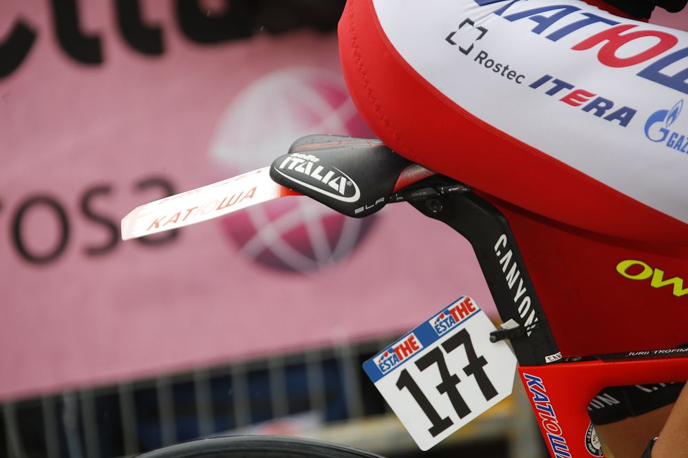 Another wet day at the Giro.