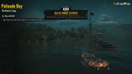 Skull and Bones Death Mark rescinded message