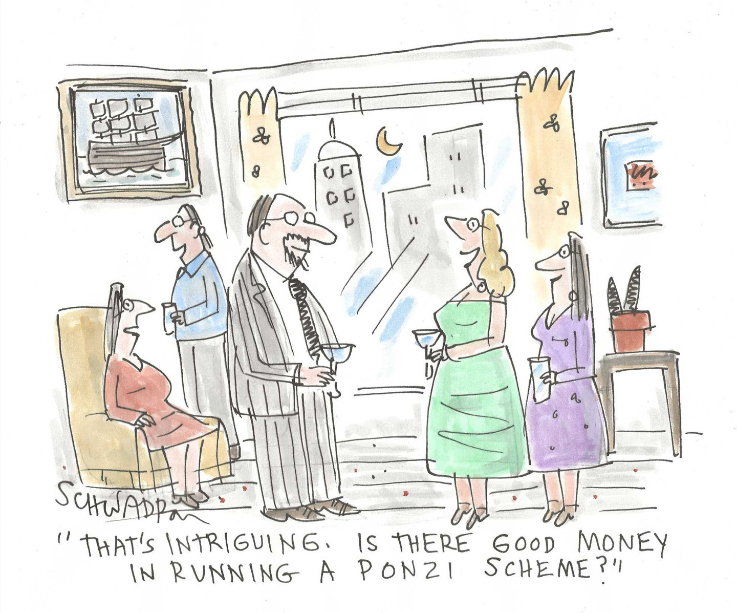 Political cartoon