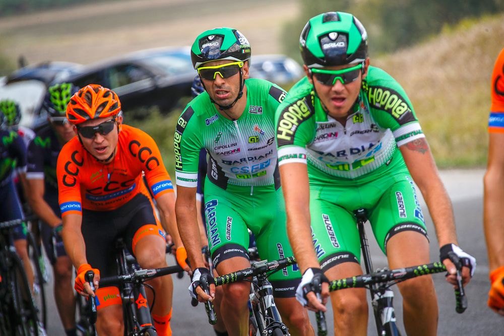 Stefano Pirazzi (Bardiani - CSF) during stage 2 at the Giro della Toscana