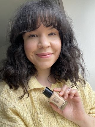 Mica wearing Chanel Les Beiges Foundation