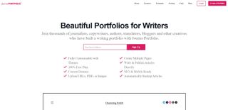 Best website builder for a portfolio