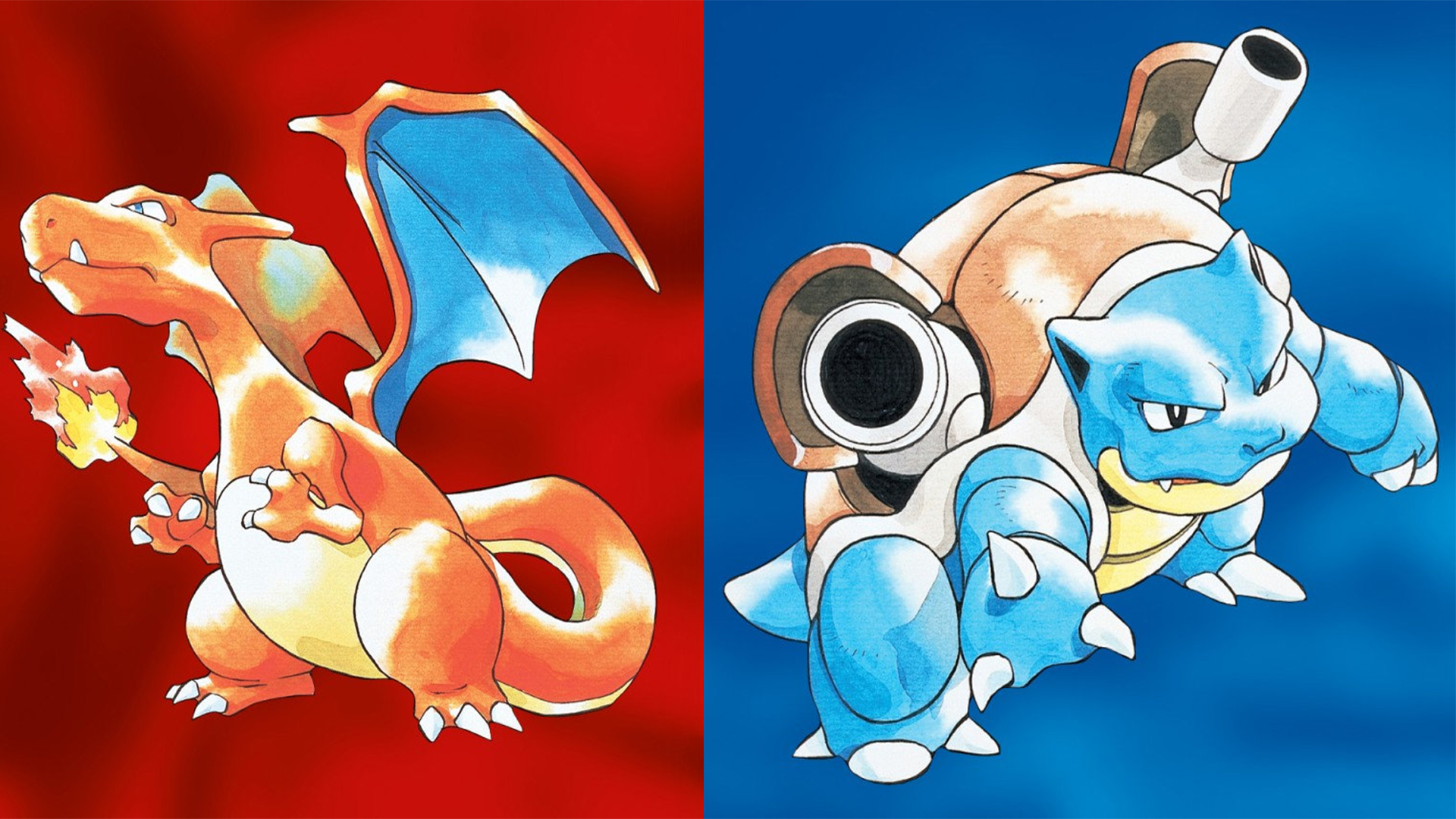 Pokemon Red and Blue key art