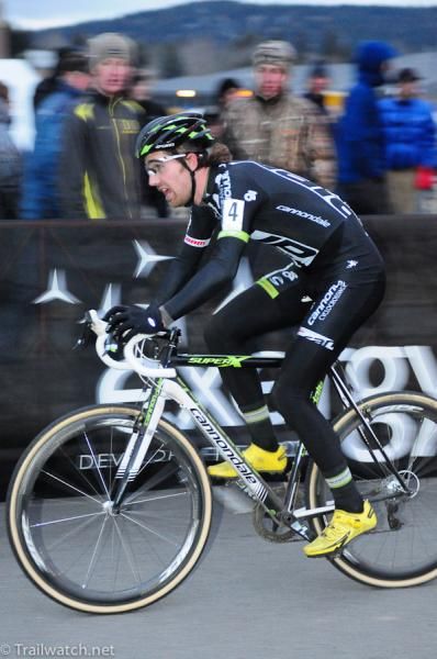 Jamey Driscoll (Cannondale) with one lap to go