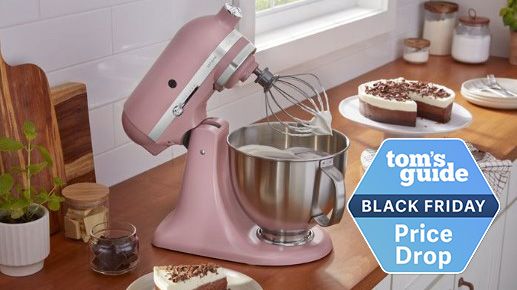 KitchenAid Artisan 5-quart tilt-head stand mixer in Dried Rose