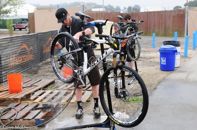 Preparations were underway for short track hours before the event began