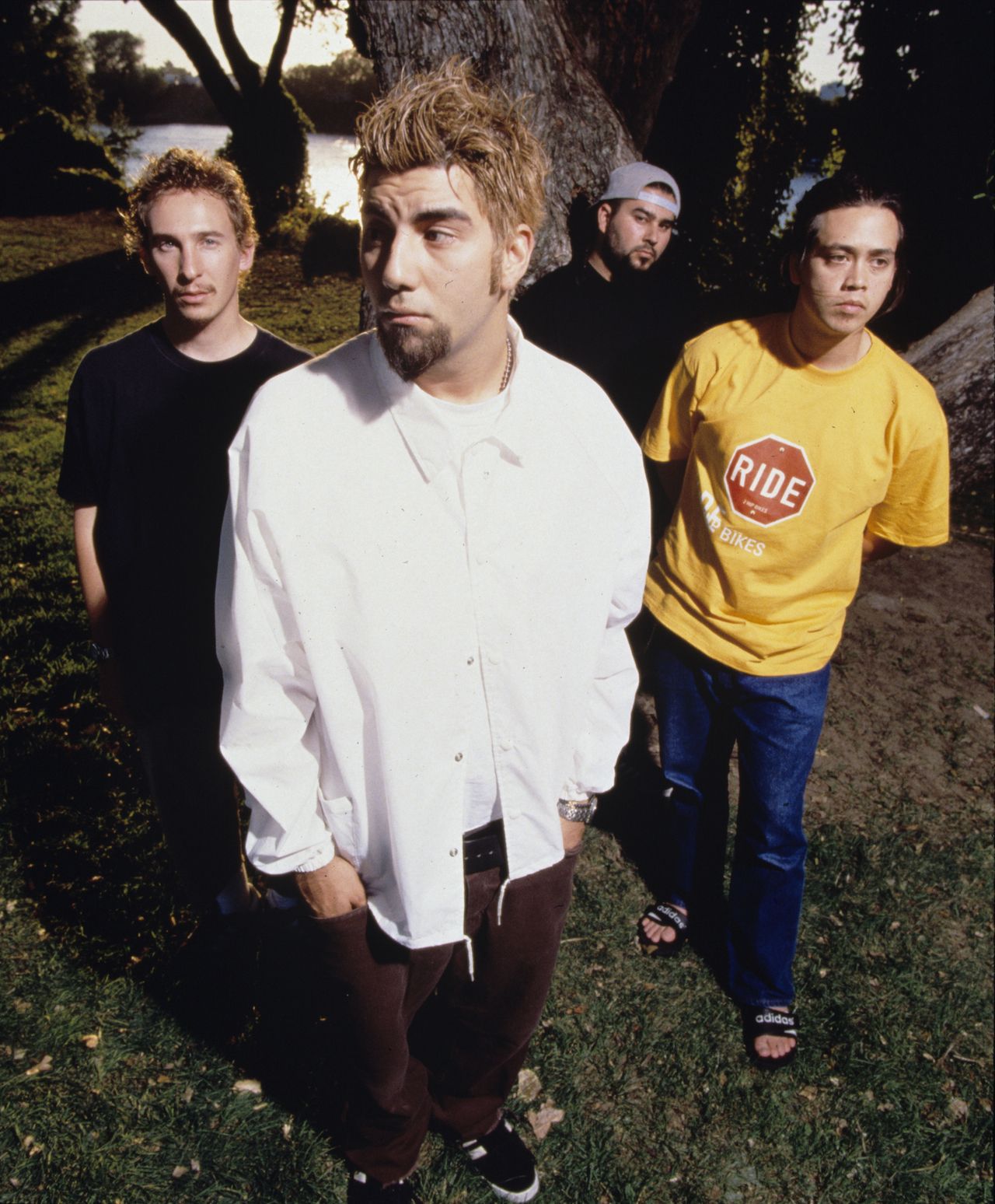 The band around the time of Around The Fur, released 1997.