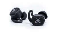 A pair of black Jaybird Vista 2 wireless headphones